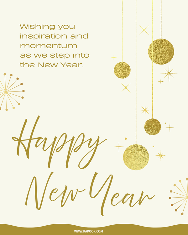 คำอวยพรปีใหม่ 2026 ภาษาอังกฤษ