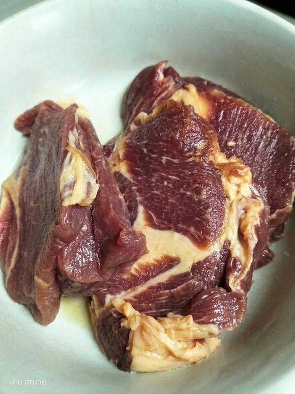 เนื้อย่างกระทะ น้ำจิ้มแจ่วสูตรเด็ด อาหารไทย สูตรอาหาร