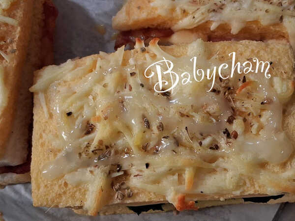 คร็อกเมอซีเยอ (Croque-Monsieur) อาหารเช้า แซนด์วิช สูตรขนม