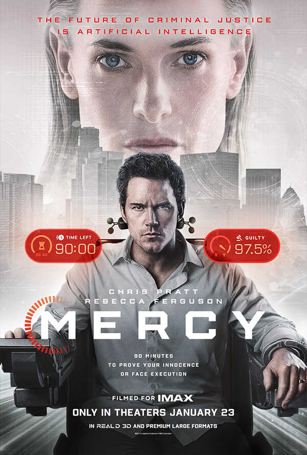 โปรแกรมหนังใหม่ มกราคม 2569 Mercy 90 นาทีสั่งตาย โปสเตอร์