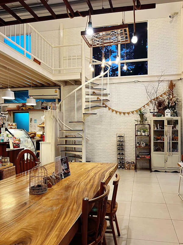 หูกระจงคาเฟ่ บรรยากาศ