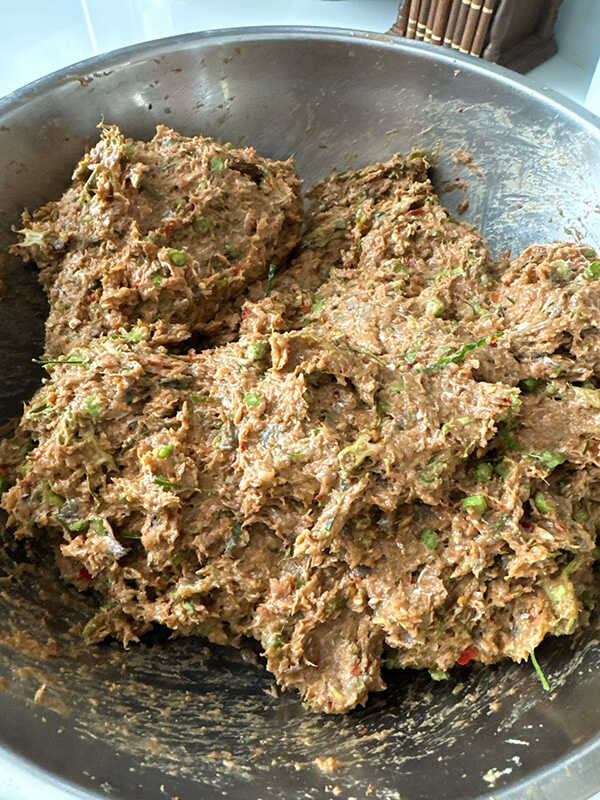 ปลาเห็ด ทอดมันปลา Thai fish cake เมนูอาหารไทย สูตรอาหารไทย