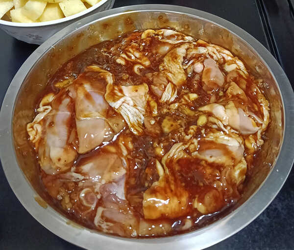 ไก่ตุ๋นซอสน้ำผึ้งสับปะรด เมนูไก่ เมนูตุ๋น ไก่ตุ๋น อาหารไทย สูตรอาหาร