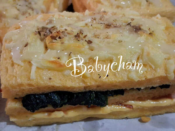 คร็อกเมอซีเยอ (Croque-Monsieur) อาหารเช้า แซนด์วิช สูตรขนม