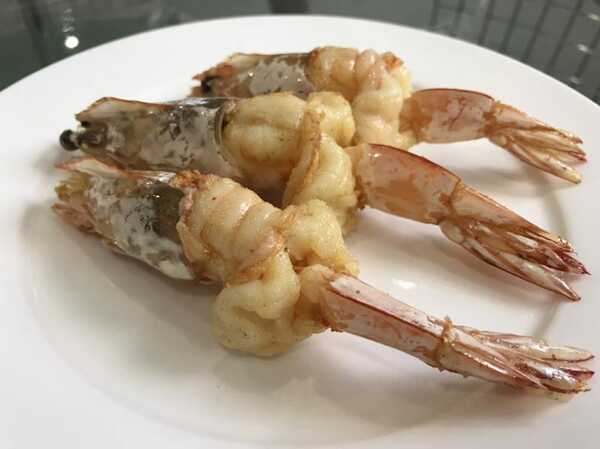 กุ้งราดซอสมะขาม