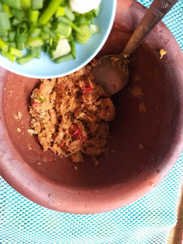 สูตรน้ำพริกปลาทูเห็ดย่าง เมนูน้ำพริก น้ำพริกปลาทู เมนูอาหารไทย อาหารเพื่อสุขภาพ