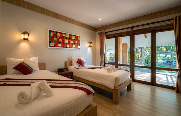 อุทัยริเวอร์เลครีสอร์ท ห้องนอน