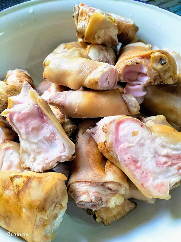 พะโล้คากิ เมนูพะโล้ ขาหมู อาหารไทย สูตรอาหาร