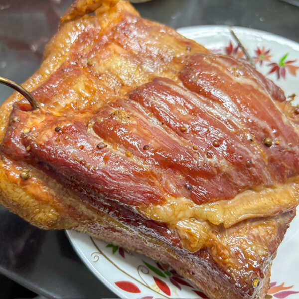 เบคอนสูตรโฮมเมด วิธีทำเบคอนโฮมเมด สูตรเบคอนซอสส้ม สูตรอาหาร