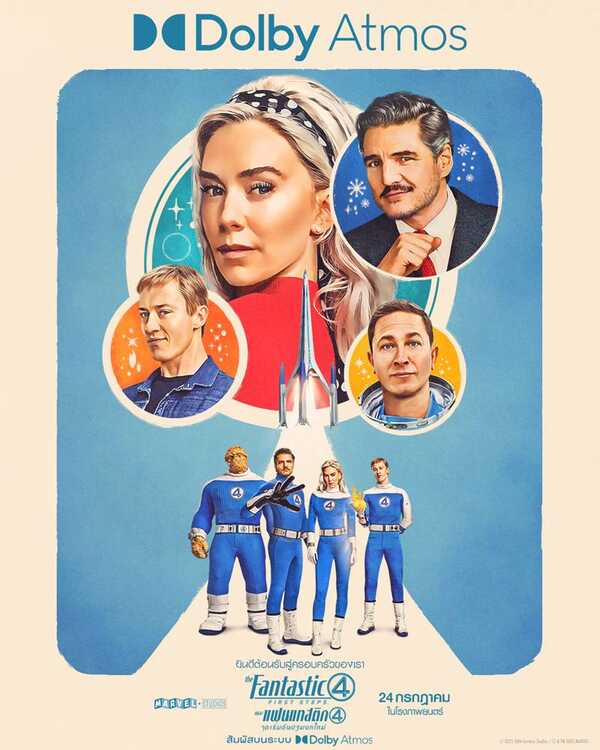 โปสเตอร์ The Fantastic Four First Steps หนัง แฟนแทสติก 4