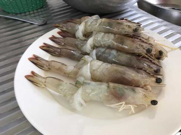 กุ้งราดซอสมะขาม