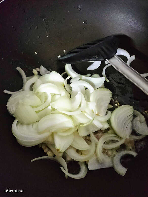 เต้าหู้ไข่ผัดผงกะหรี่ใส่เห็ดหอม เมนูเต้าหู้ไข่ อาหารไทย สูตรอาหาร