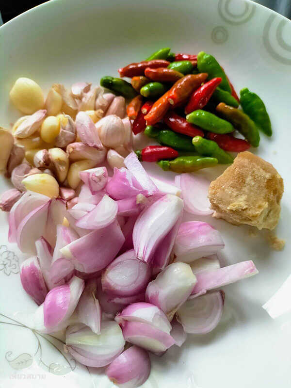 น้ำพริกมะขามหมูสับ เมนูน้ำพริก อาหารไทย สูตรอาหาร