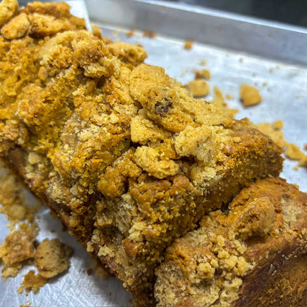 เค้กกล้วยหอมคาราเมลครัมเบิล สูตรเค้กกล้วยหอม สูตรเค้ก สูตรขนม เบเกอรี่