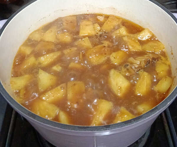 ไก่ตุ๋นซอสน้ำผึ้งสับปะรด เมนูไก่ เมนูตุ๋น ไก่ตุ๋น อาหารไทย สูตรอาหาร