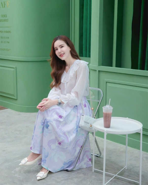 เจี๊ยบ พิจิตตรา แต่งตัวลุคคุณหนู