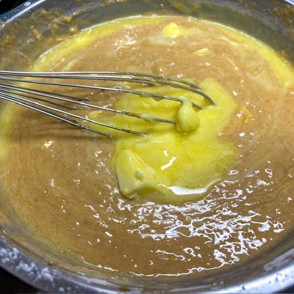 เค้กกล้วยหอมคาราเมลครัมเบิล สูตรเค้กกล้วยหอม สูตรเค้ก สูตรขนม เบเกอรี่