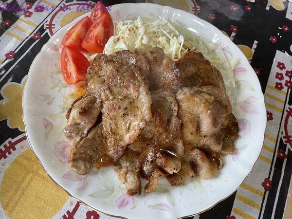 หมูผัดซอส