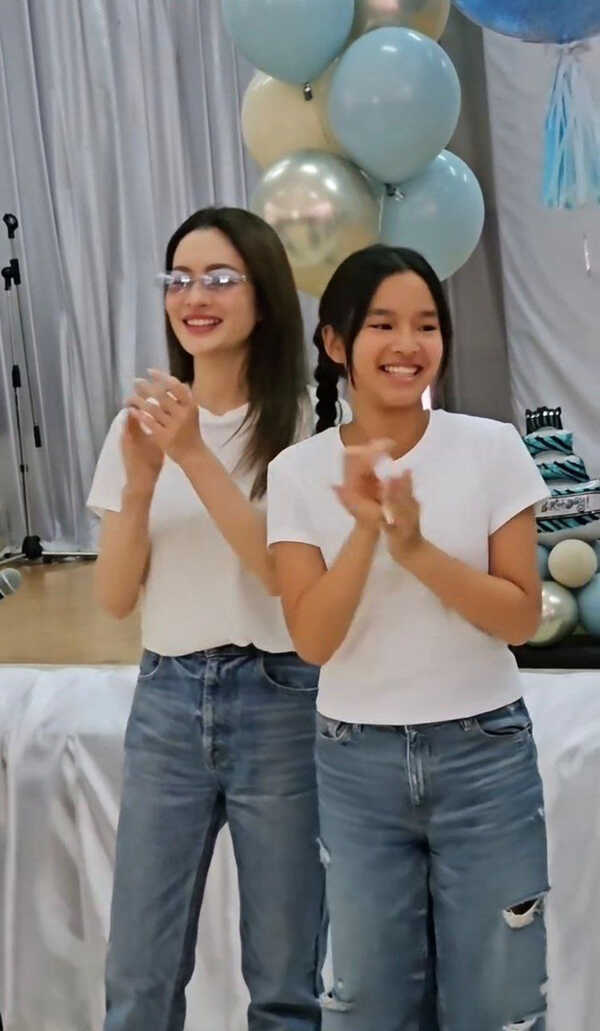 ภาพล่าสุด น้องปีใหม่ แท็กทีมแม่แอฟร่วมงานบุญ