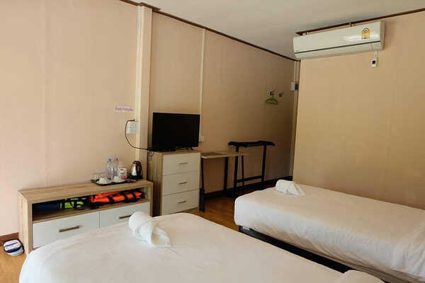 ห้องนอน The Raft Land