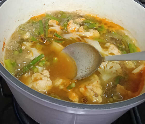 แกงส้มสองใจ เมนูแกงส้ม แกงส้ม สูตรอาหาร เมนูอาหาร